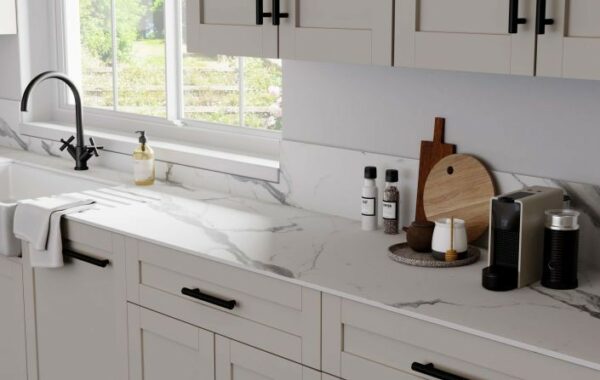 classic marble solid laminate 12mm worktop