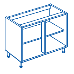 drawing of a Hi-Line double base unit