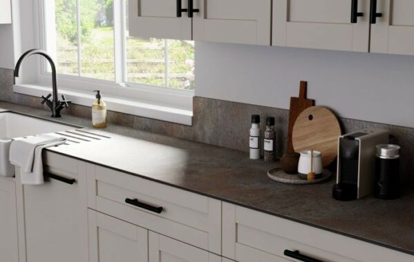 Iron ore solid laminate kitchen worktop 12mm