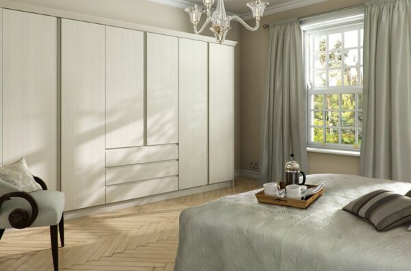 Handleless Bedroom Door in Cashmere