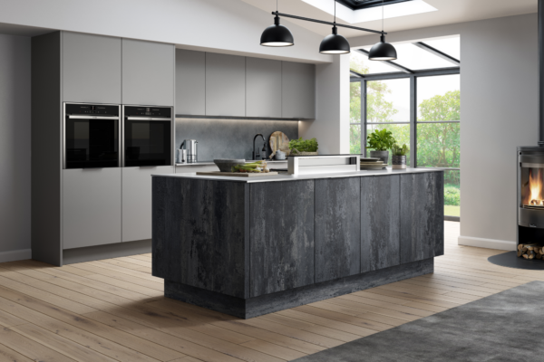 Contemporary Kitchen Doors in Dust Grey