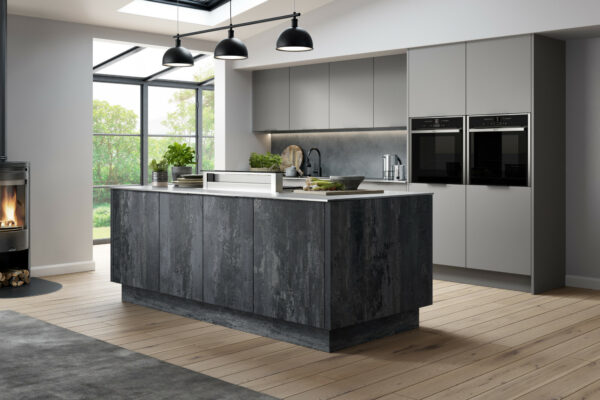 Contemporary Kitchen Doors in Slatewood Grey