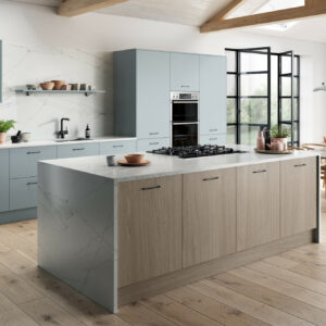 Contemporary Kitchen Door in Smooth Mood Grey